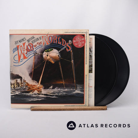 Jeff Wayne Jeff Wayne's Musical Version Of The War Of The Worlds 2 x LP Vinyl Record - Front Cover & Record