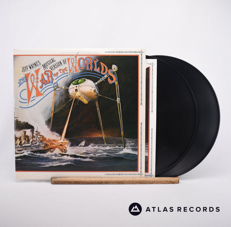 Jeff Wayne Jeff Wayne's Musical Version Of The War Of The Worlds 2 x LP Vinyl Record - Front Cover & Record