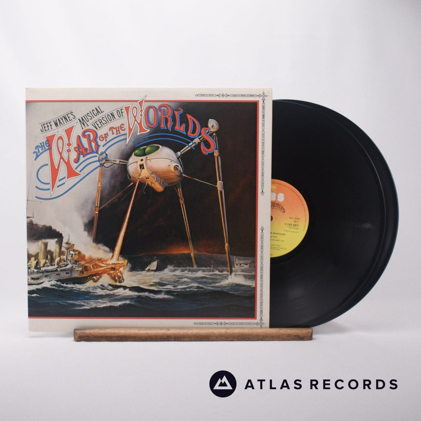 Jeff Wayne Jeff Wayne's Musical Version Of The War Of The Worlds Double LP Vinyl Record - Front Cover & Record