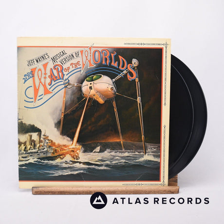 Jeff Wayne Jeff Wayne's Musical Version Of The War Of The Worlds 2 x LP Vinyl Record - Front Cover & Record