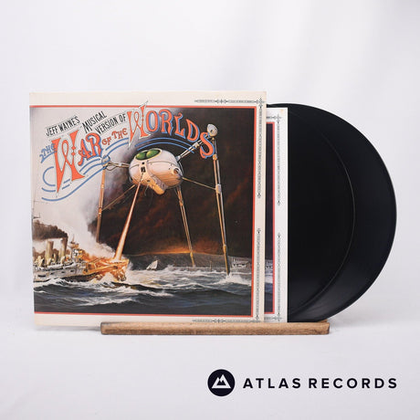 Jeff Wayne Jeff Wayne's Musical Version Of The War Of The Worlds 2 x LP Vinyl Record - Front Cover & Record