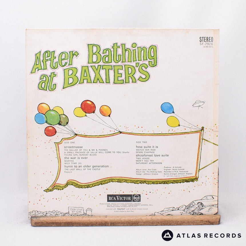 Jefferson Airplane - After Bathing At Baxter's - LP Vinyl Record - EX/EX