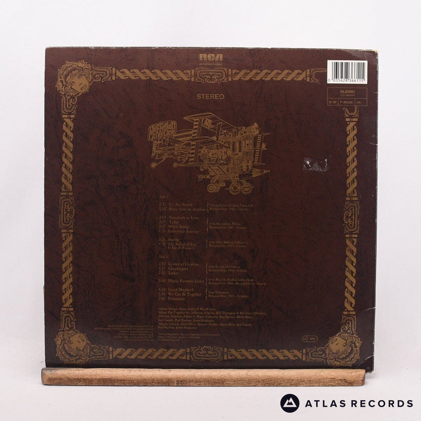 Jefferson Airplane - The Worst Of Jefferson Airplane - LP Vinyl Record - VG+/VG+