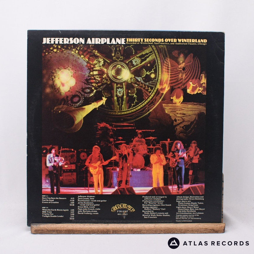 Jefferson Airplane - Thirty Seconds Over Winterland - LP Vinyl Record - VG+/EX