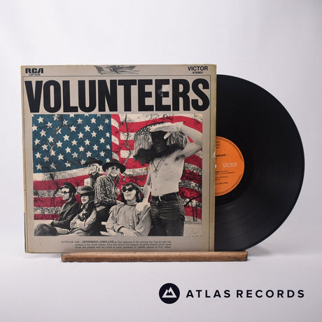 Jefferson Airplane Volunteers LP Vinyl Record - Front Cover & Record