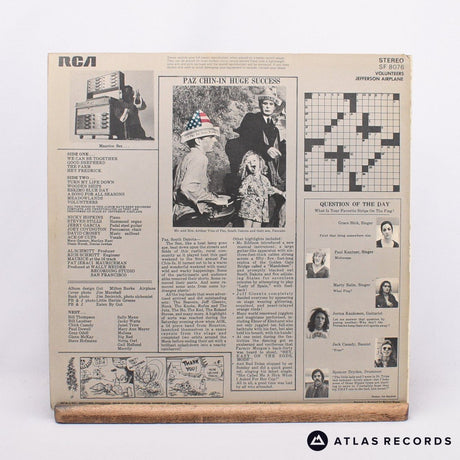 Jefferson Airplane - Volunteers - Gatefold 1E 2E LP Vinyl Record - VG+/EX