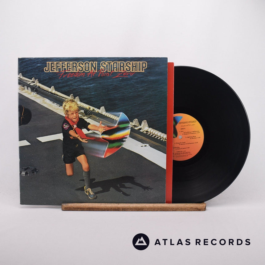 Jefferson Starship Freedom At Point Zero LP Vinyl Record - Front Cover & Record