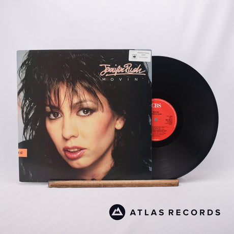 Jennifer Rush Movin' LP Vinyl Record - Front Cover & Record