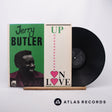 Jerry Butler Up On Love LP Vinyl Record - Front Cover & Record
