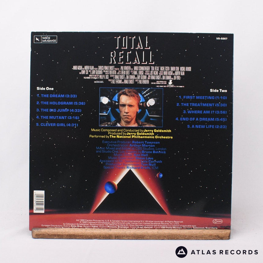 Jerry Goldsmith - Total Recall - LP Vinyl Record - EX/EX