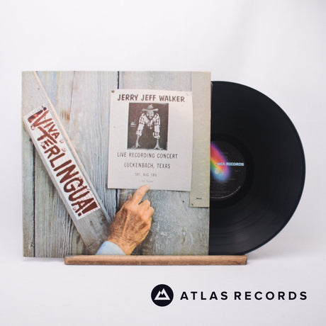 Jerry Jeff Walker ¡Viva Terlingua! LP Vinyl Record - Front Cover & Record