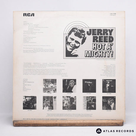 Jerry Reed - Hot A' Mighty! - LP Vinyl Record - VG+/EX