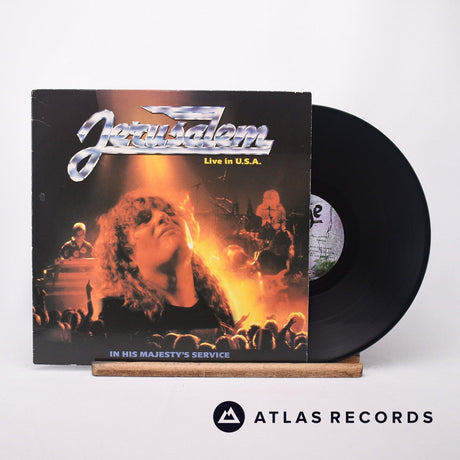 Jerusalem In His Majesty's Service [Live In USA] LP Vinyl Record - Front Cover & Record
