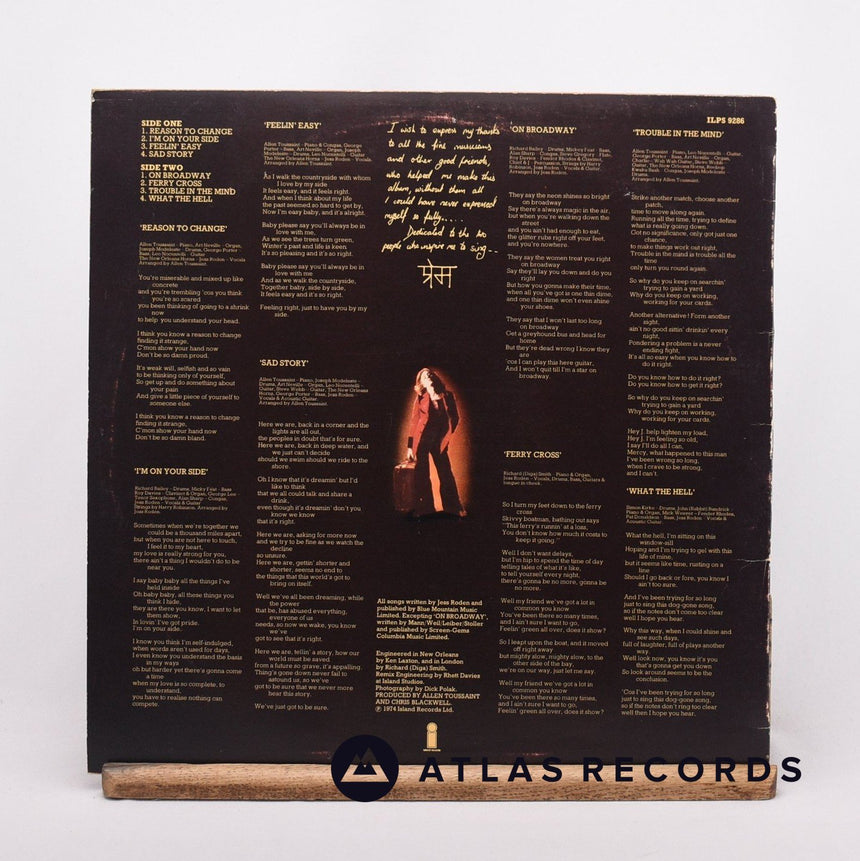 Jess Roden - Jess Roden - LP Vinyl Record - VG+/VG+