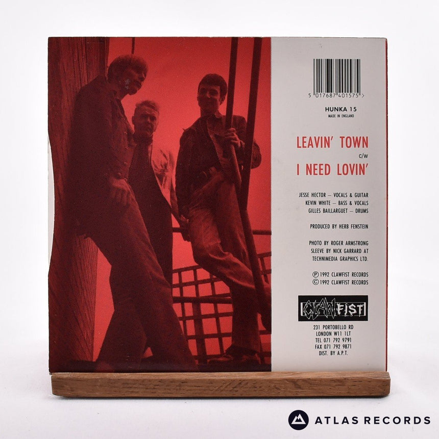 Jesse Hector & The Sound - Leavin' Town - 7" Vinyl Record - VG+/EX