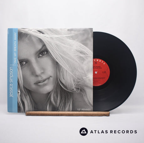 Jessica Simpson Take My Breath Away 12" Vinyl Record - Front Cover & Record