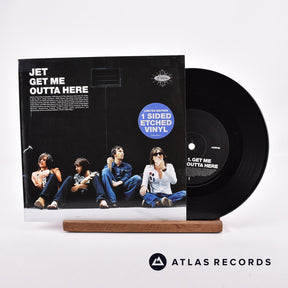 Jet Get Me Outta Here 7" Vinyl Record - Front Cover & Record