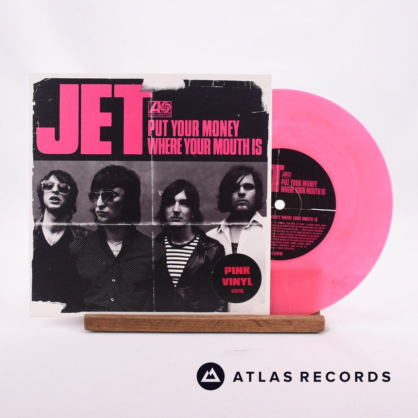 Jet Put Your Money Where Your Mouth Is 7" Vinyl Record - Front Cover & Record