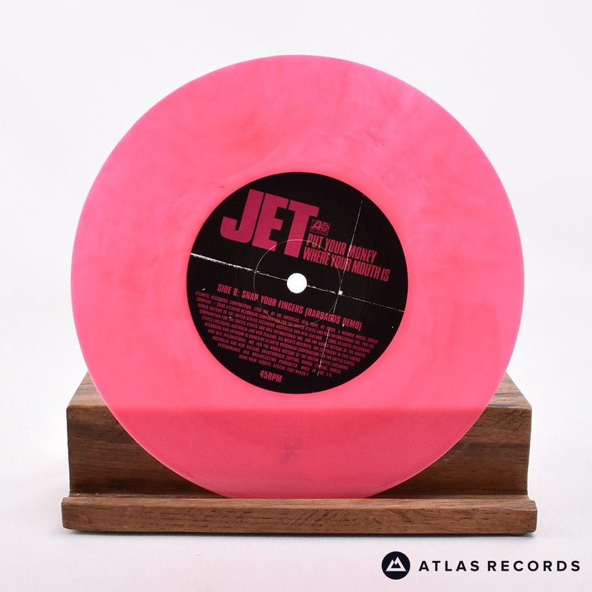 Jet - Put Your Money Where Your Mouth Is - Pink 7" Vinyl Record - NM/EX