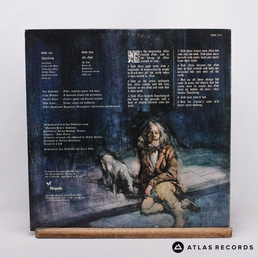 Jethro Tull - Aqualung - Lyric Sheet Reissue T1 LP Vinyl Record - EX/VG+