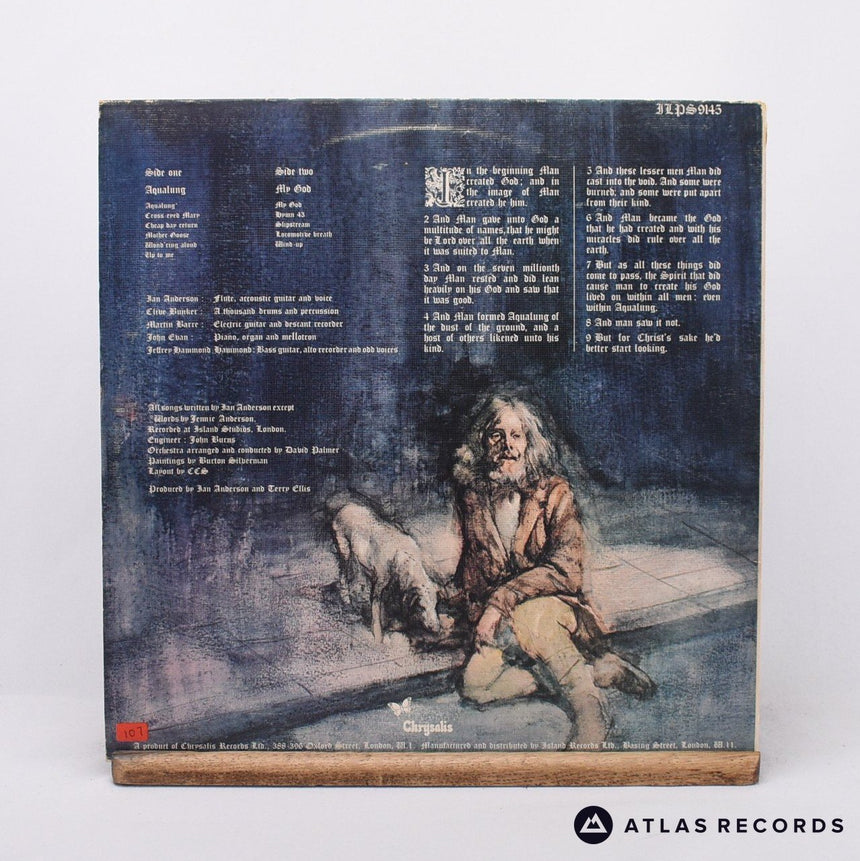 Jethro Tull - Aqualung - First Uk Press A-1U B-3U LP Vinyl Record - VG+/EX