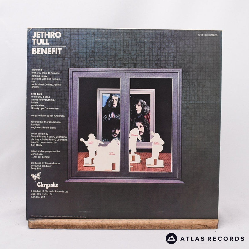 Jethro Tull - Benefit - Reissue A-3U B-2U LP Vinyl Record - EX/EX
