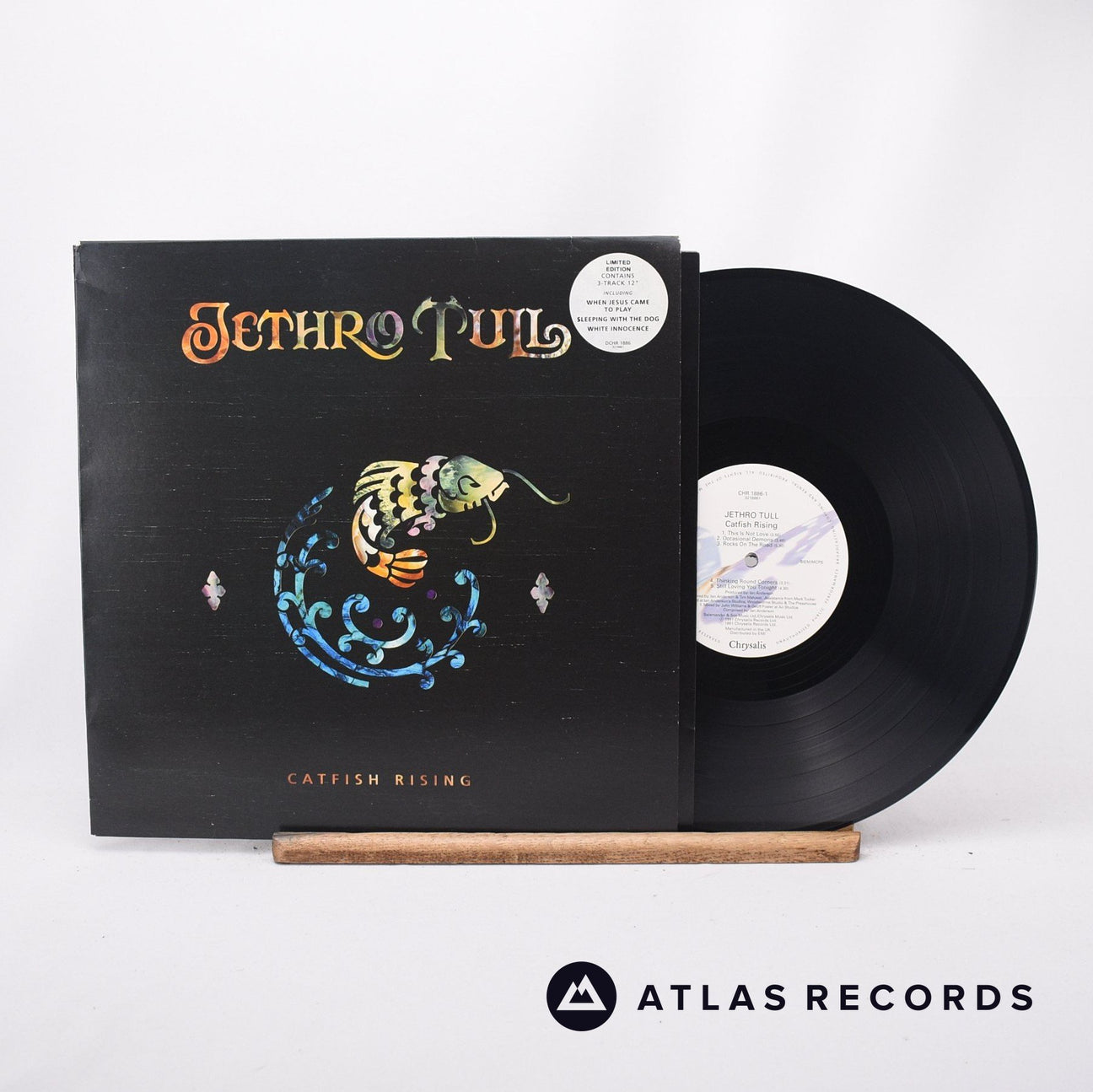 Jethro Tull Catfish Rising LP + 12" Vinyl Record - Front Cover & Record
