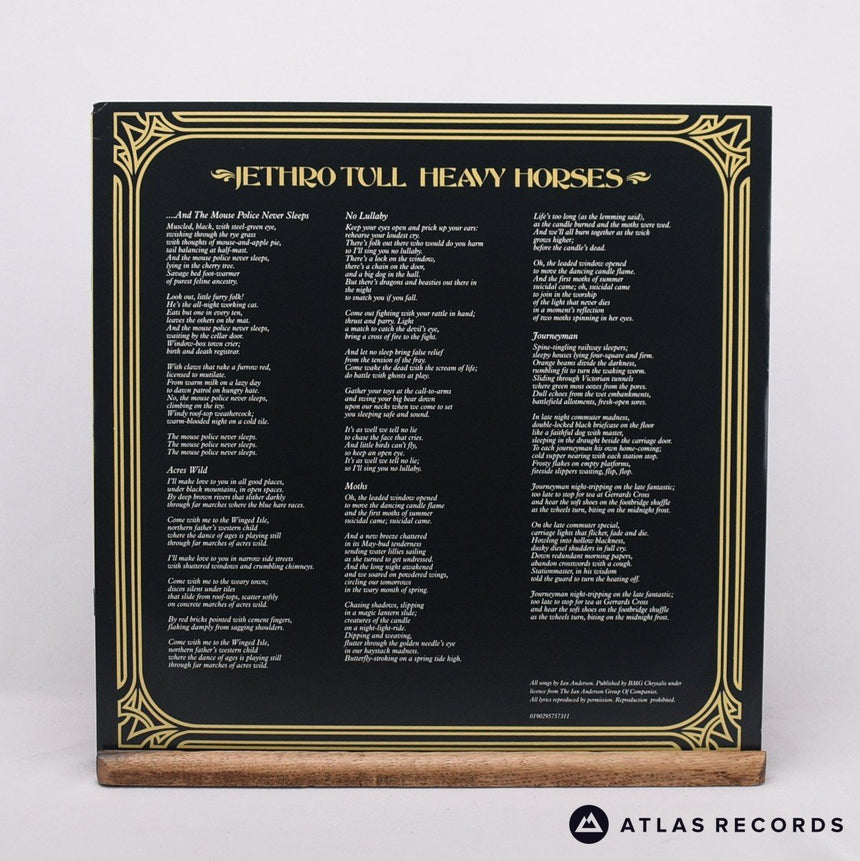 Jethro Tull - Heavy Horses - 180G Booklet A1 B1 LP Vinyl Record - EX/EX