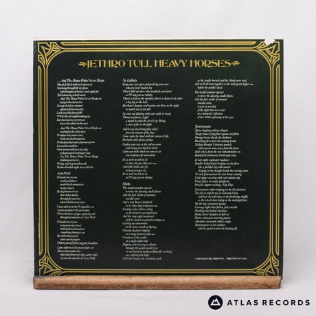 Jethro Tull - Heavy Horses - LP Vinyl Record - VG+/VG+