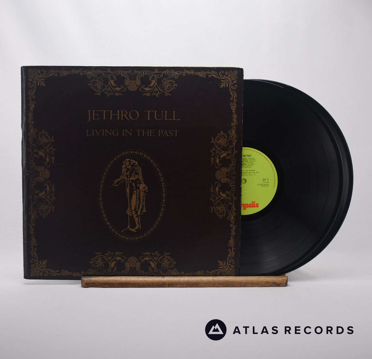 Jethro Tull Living In The Past Double LP Vinyl Record - Front Cover & Record