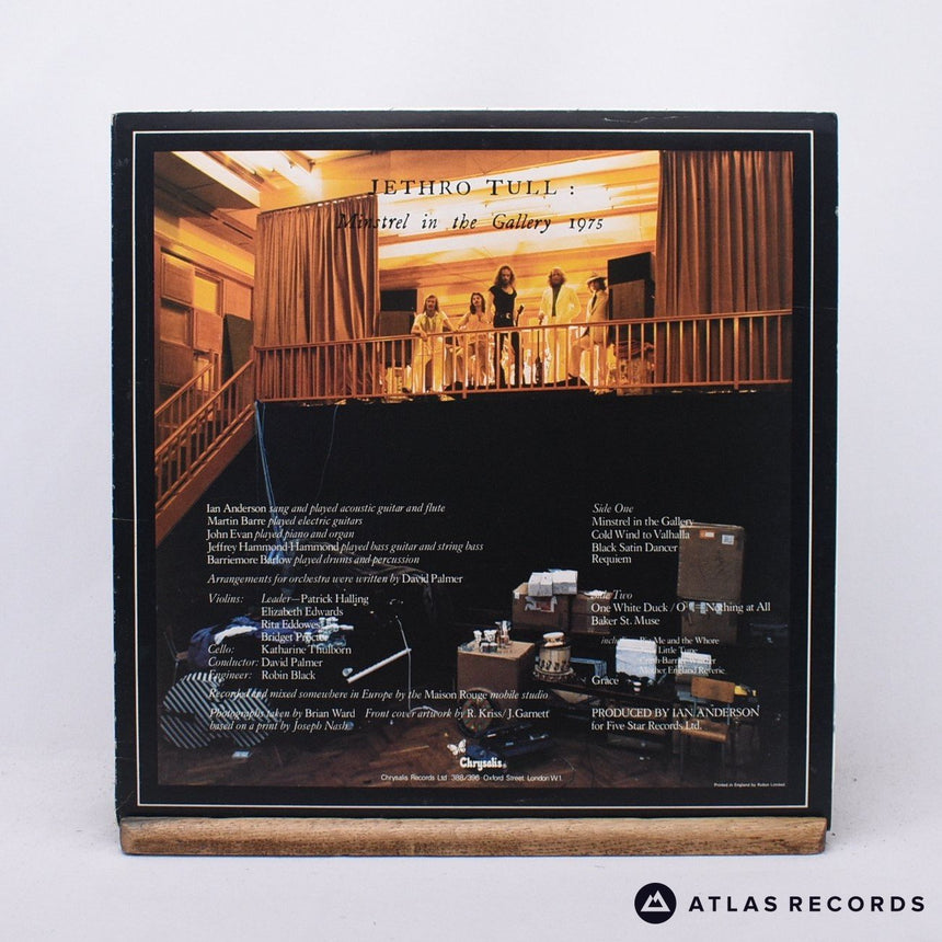 Jethro Tull - Minstrel In The Gallery - Repress A2 B LP Vinyl Record - EX/EX