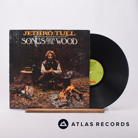 Jethro Tull Songs From The Wood LP Vinyl Record - Front Cover & Record