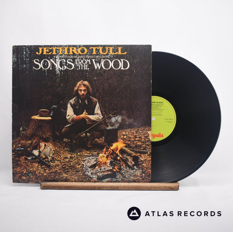 Jethro Tull Songs From The Wood LP Vinyl Record - Front Cover & Record