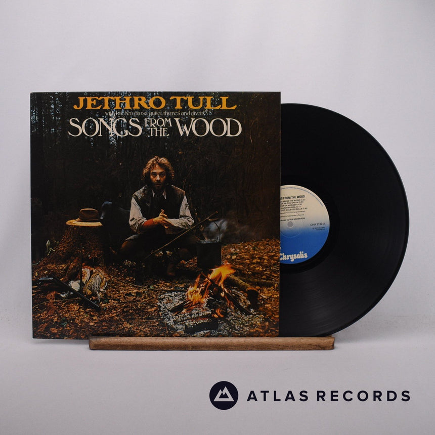 Jethro Tull Songs From The Wood LP Vinyl Record - Front Cover & Record