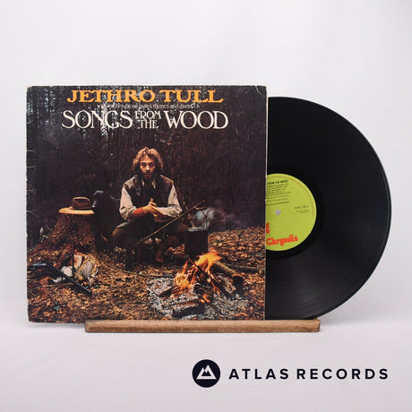 Jethro Tull Songs From The Wood LP Vinyl Record - Front Cover & Record