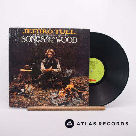 Jethro Tull Songs From The Wood LP Vinyl Record - Front Cover & Record