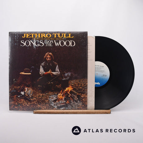 Jethro Tull Songs From The Wood LP Vinyl Record - Front Cover & Record