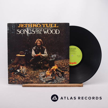 Jethro Tull Songs From The Wood LP Vinyl Record - Front Cover & Record