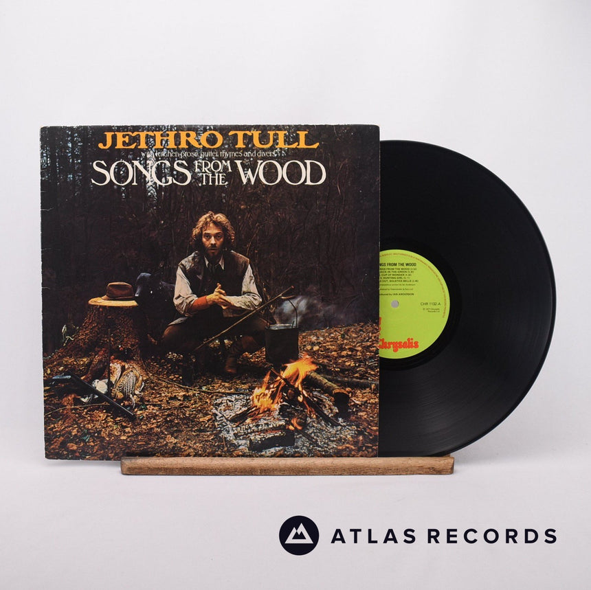 Jethro Tull Songs From The Wood LP Vinyl Record - Front Cover & Record