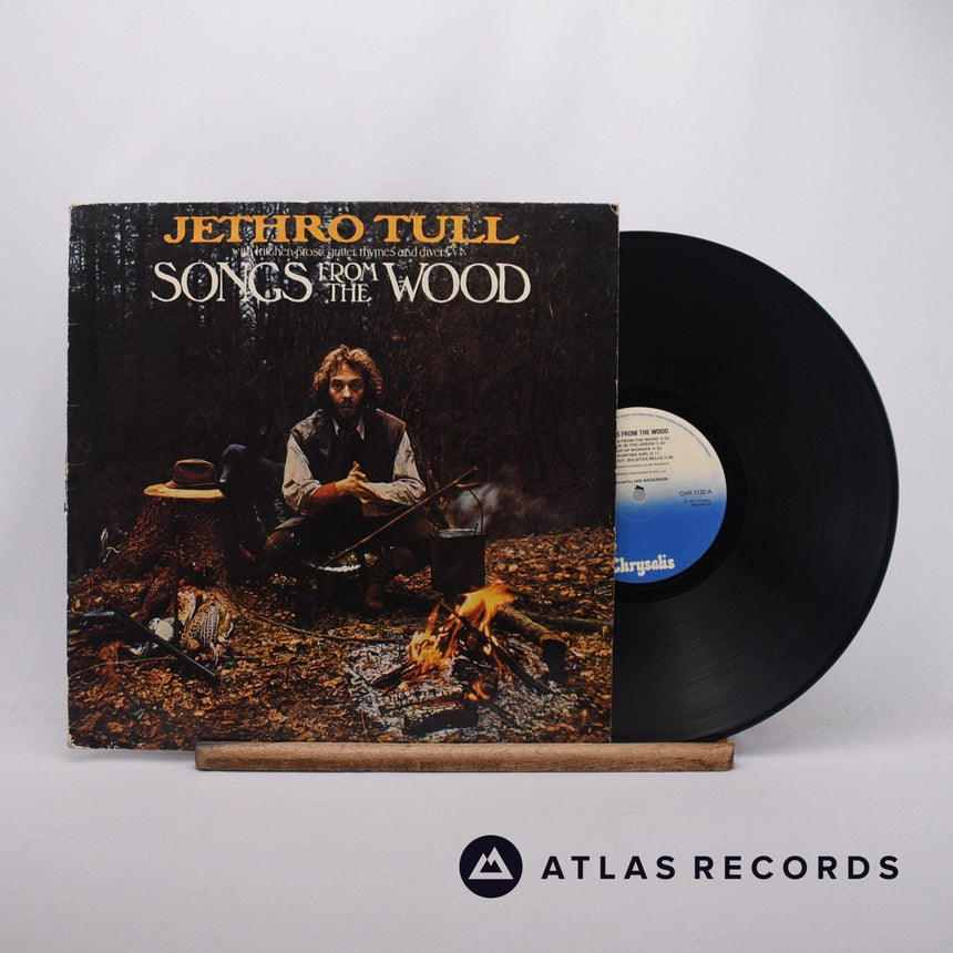 Jethro Tull Songs From The Wood LP Vinyl Record - Front Cover & Record