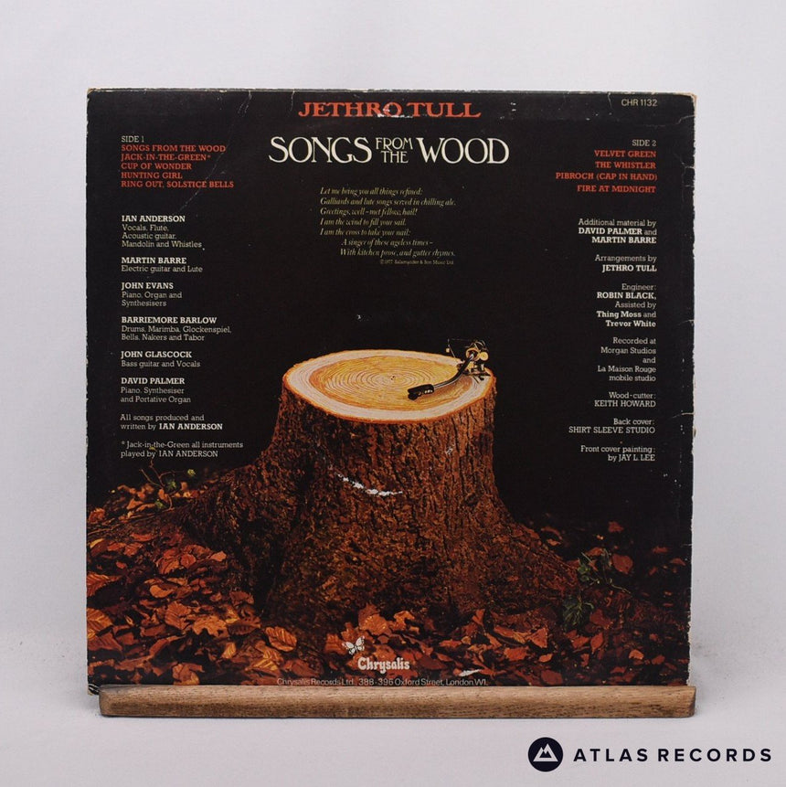 Jethro Tull - Songs From The Wood - Reissue LP Vinyl Record - VG+/VG+