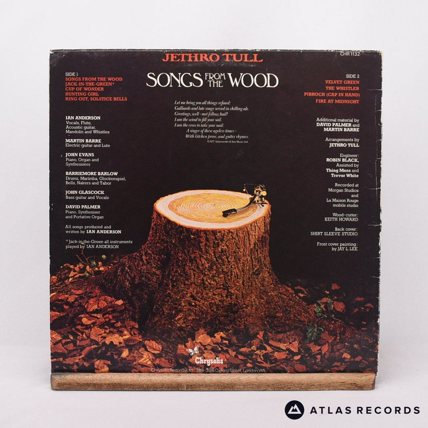 Jethro Tull - Songs From The Wood - A B LP Vinyl Record - VG+/VG+