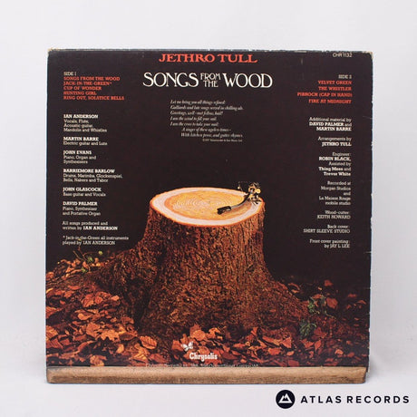Jethro Tull - Songs From The Wood - LP Vinyl Record - VG+/VG+