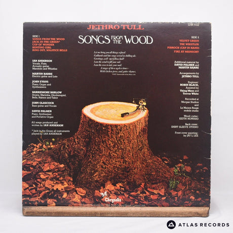 Jethro Tull - Songs From The Wood - LP Vinyl Record - VG+/VG+