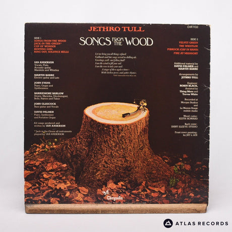 Jethro Tull - Songs From The Wood - -1 -2 LP Vinyl Record - VG+/VG+
