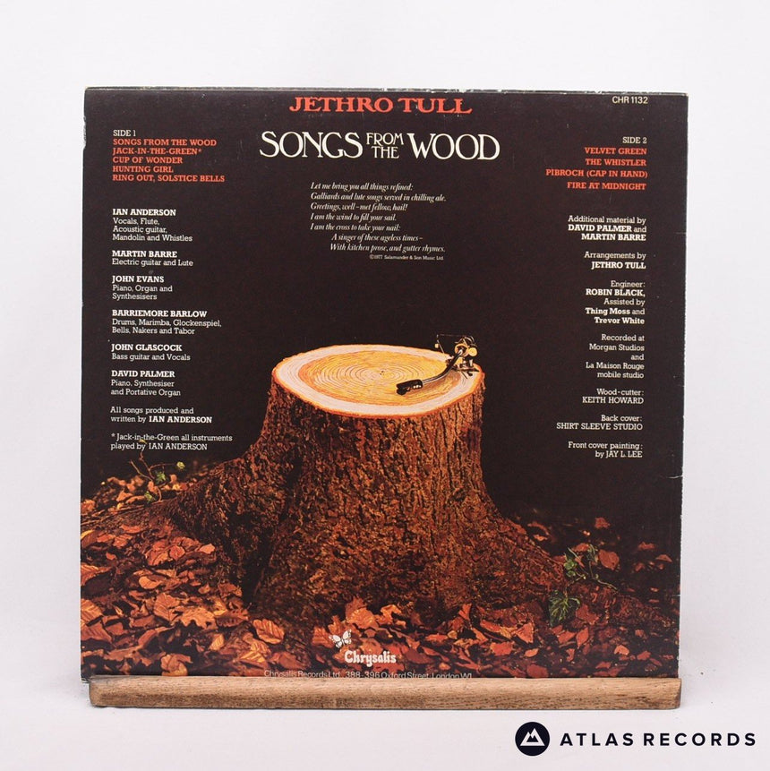 Jethro Tull - Songs From The Wood - A B LP Vinyl Record - EX/EX
