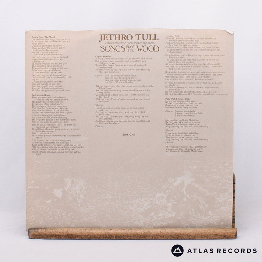 Jethro Tull - Songs From The Wood - Us LP Vinyl Record - EX/EX