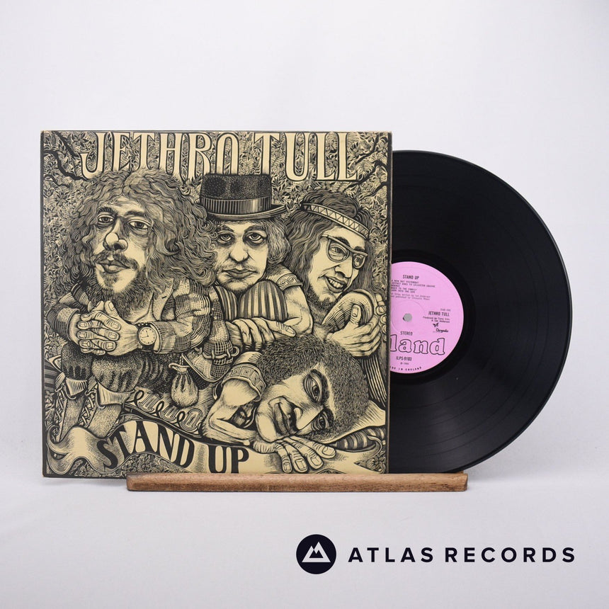 Jethro Tull Stand Up LP Vinyl Record - Front Cover & Record