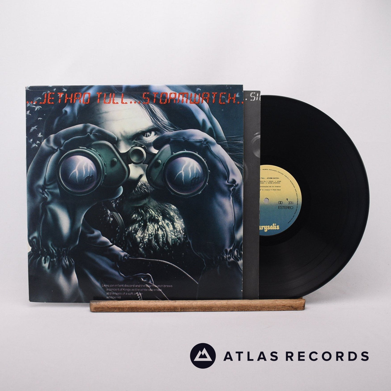 Jethro Tull Stormwatch LP Vinyl Record - Front Cover & Record