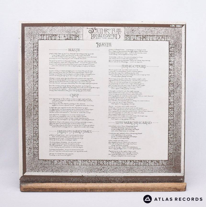 Jethro Tull - The Broadsword And The Beast - LP Vinyl Record - EX/VG+